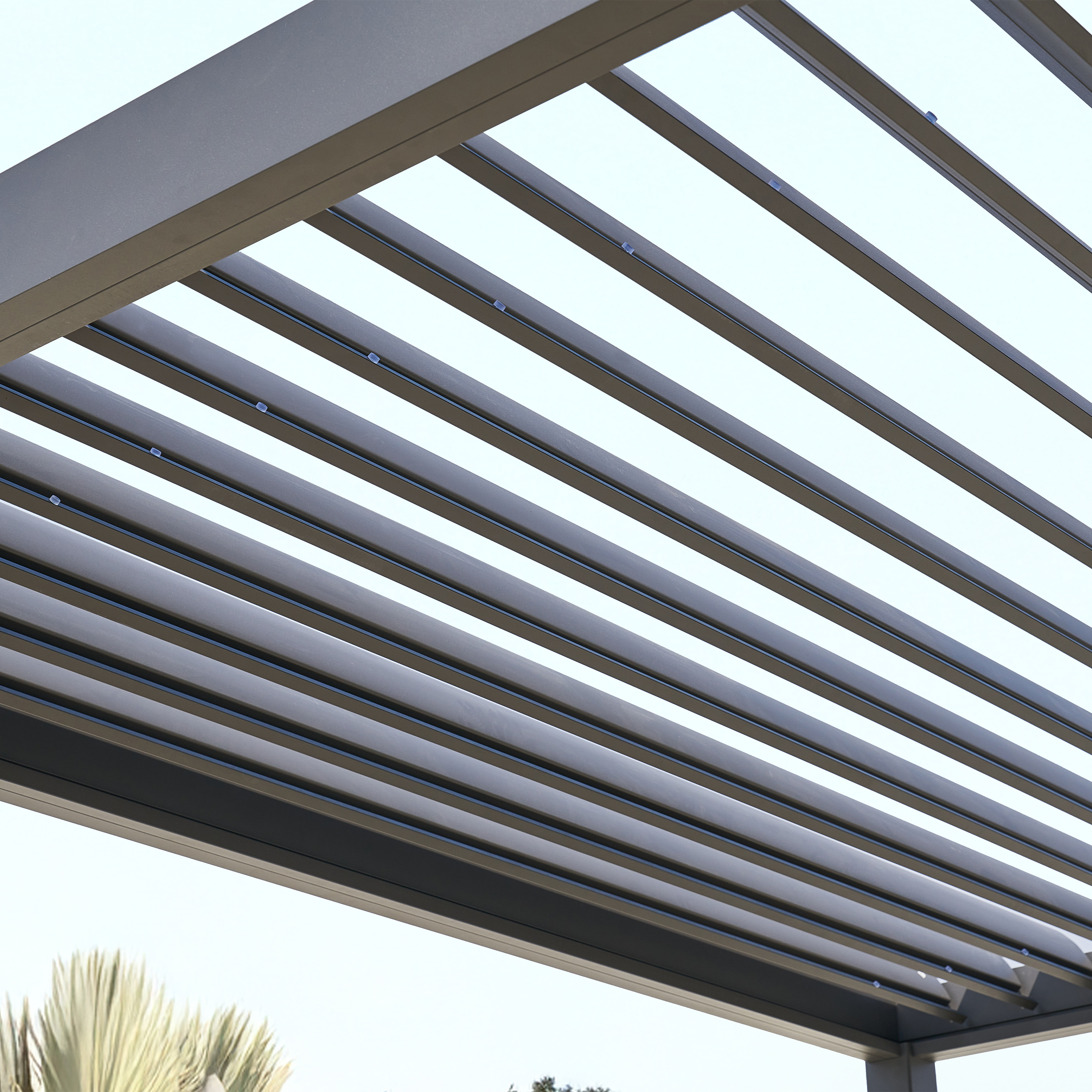 AXI Raya Aluminium Pergola 300 x 400 cm Anthracite