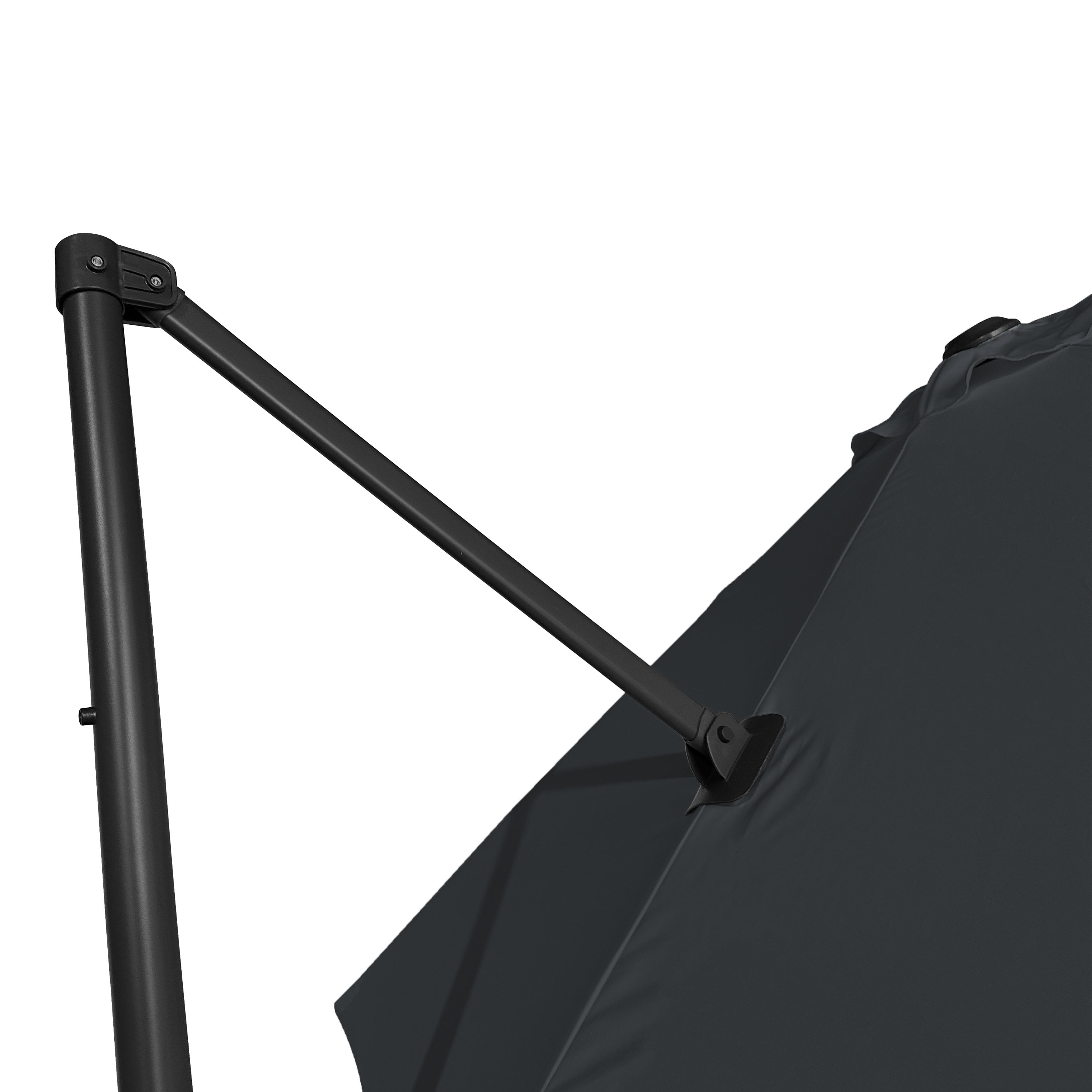AXI Solea Cantilever Parasol Ø 300cm Anthracite/Grey