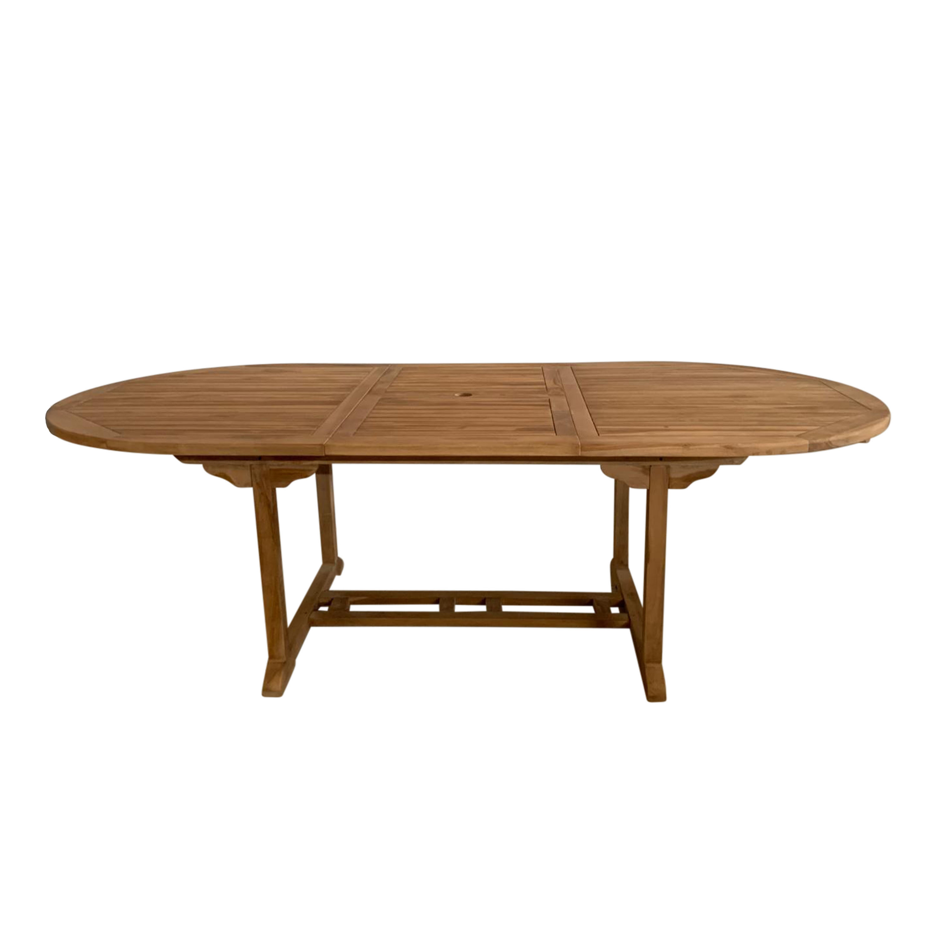 AXI Marzi/Faye 180-240 cm Dining Garden Set 7-piece Teak/Beige - Extendable