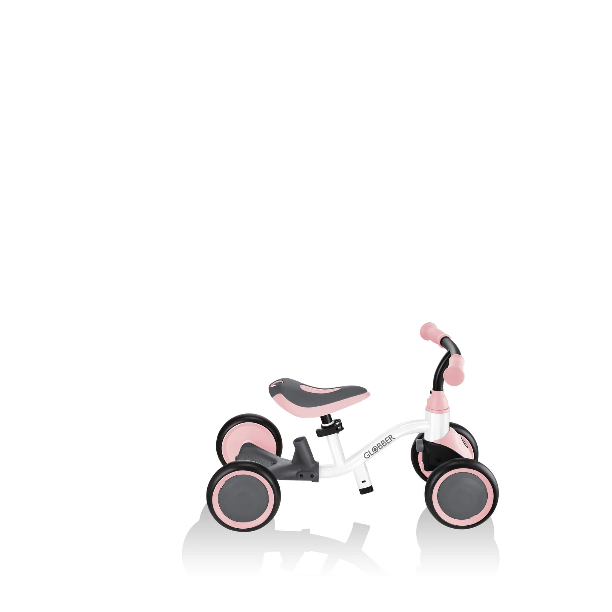 Globber Learning Bike 3-in-1 - White/Pastel Pink