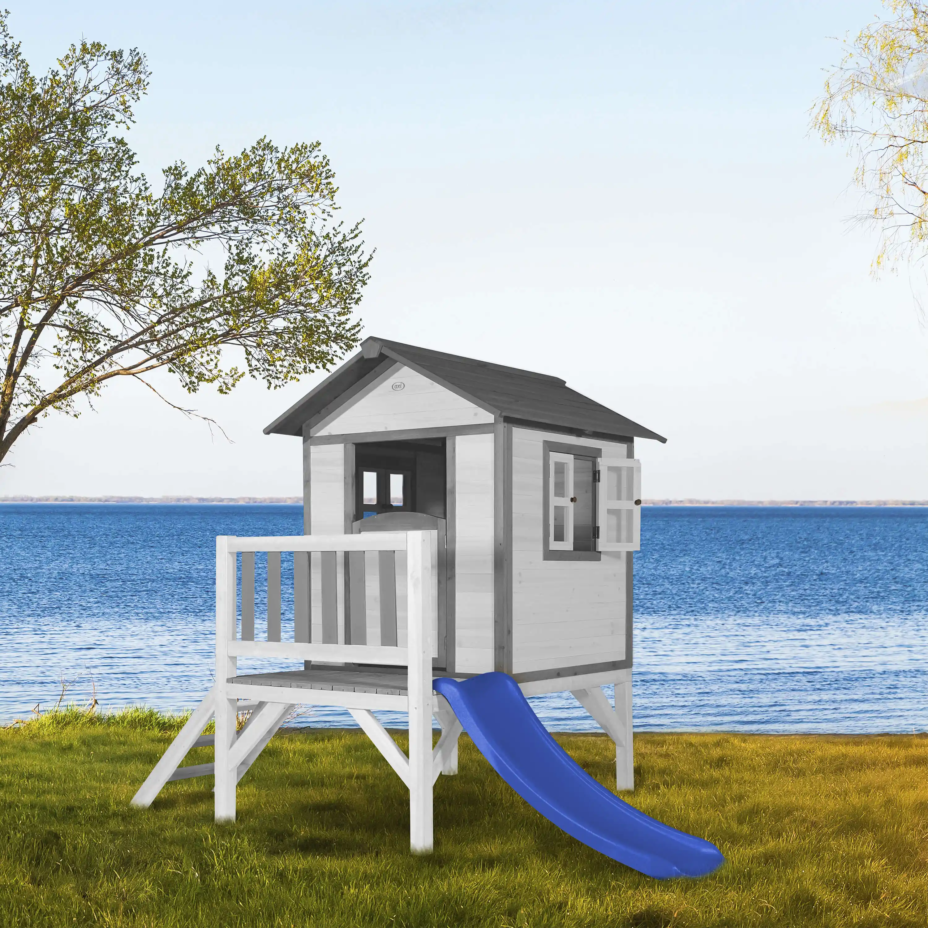 AXI Lodge XL Playhouse Classic - Blue Slide