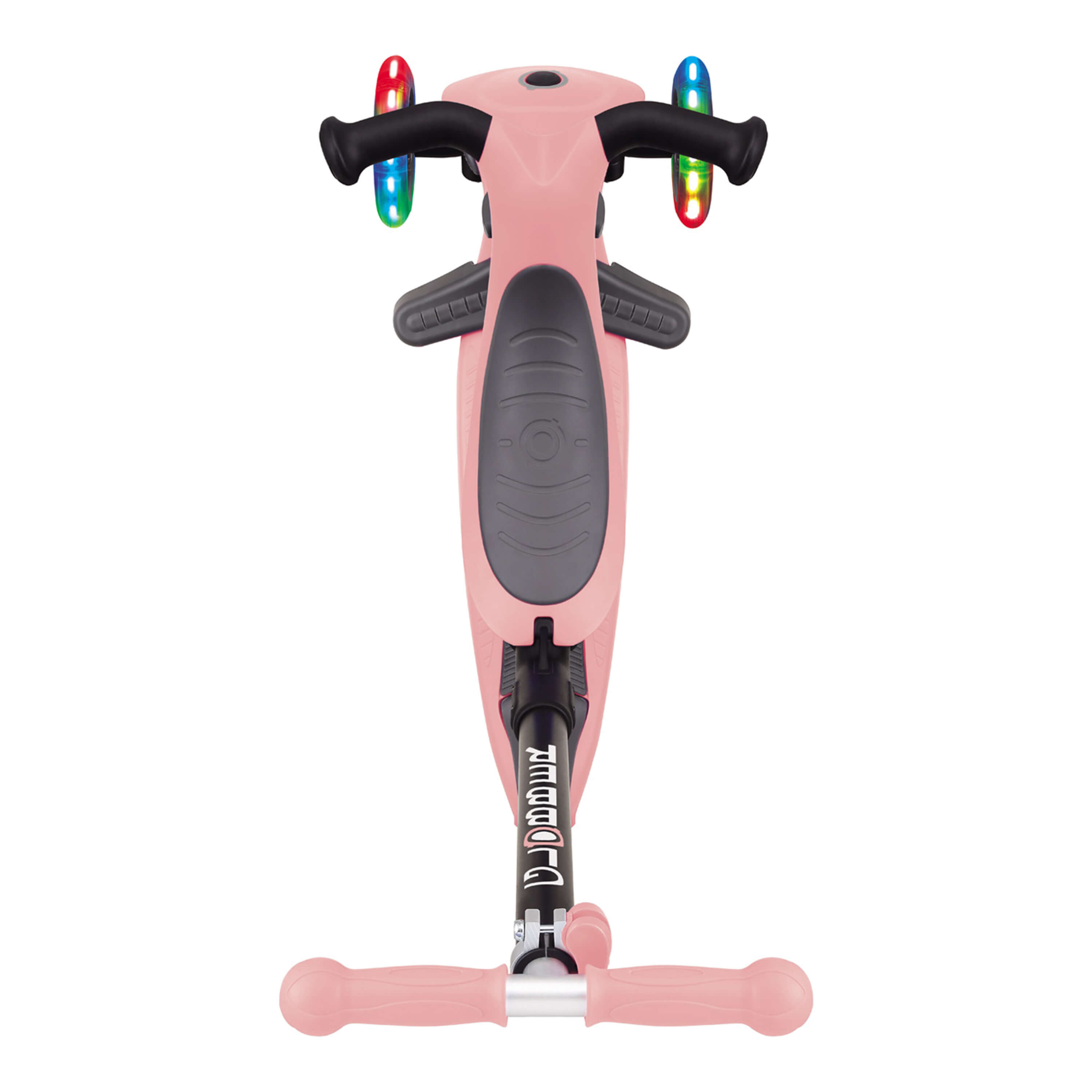 Globber Go Up Foldable Plus Lights 3-in-1 Step Pastel Roze
