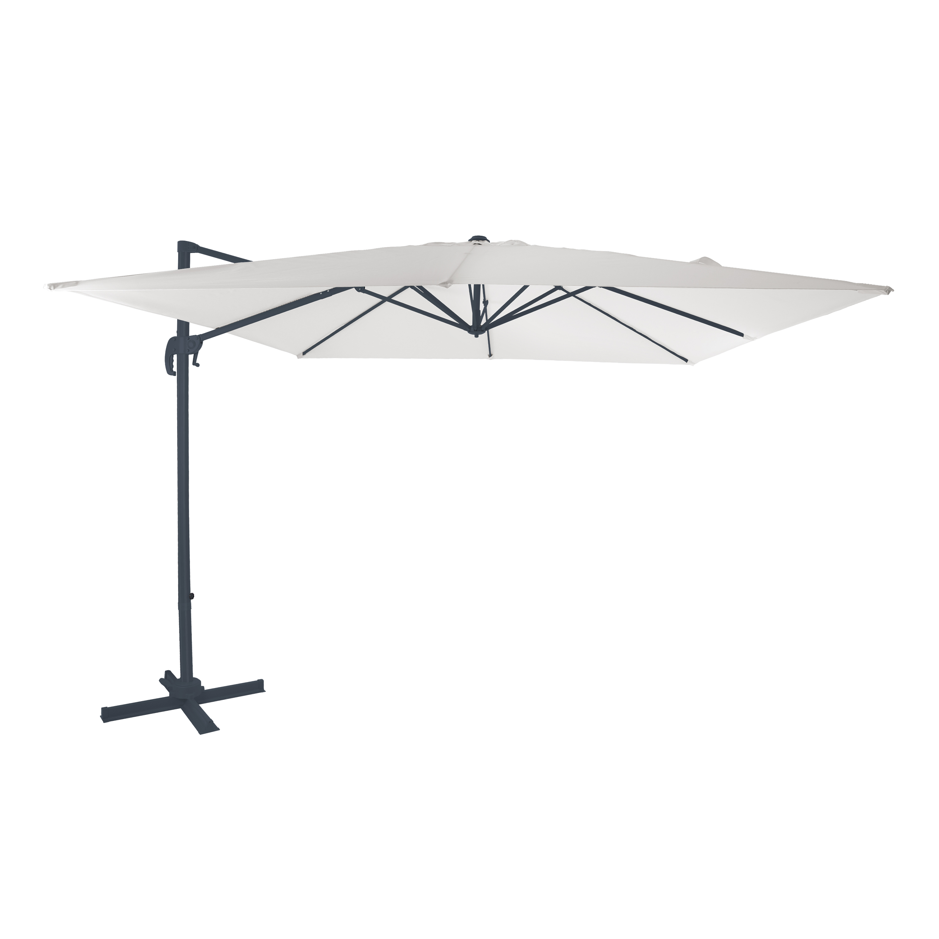 AXI Nima Cantilever Parasol 300x300 cm - Grey/Beige