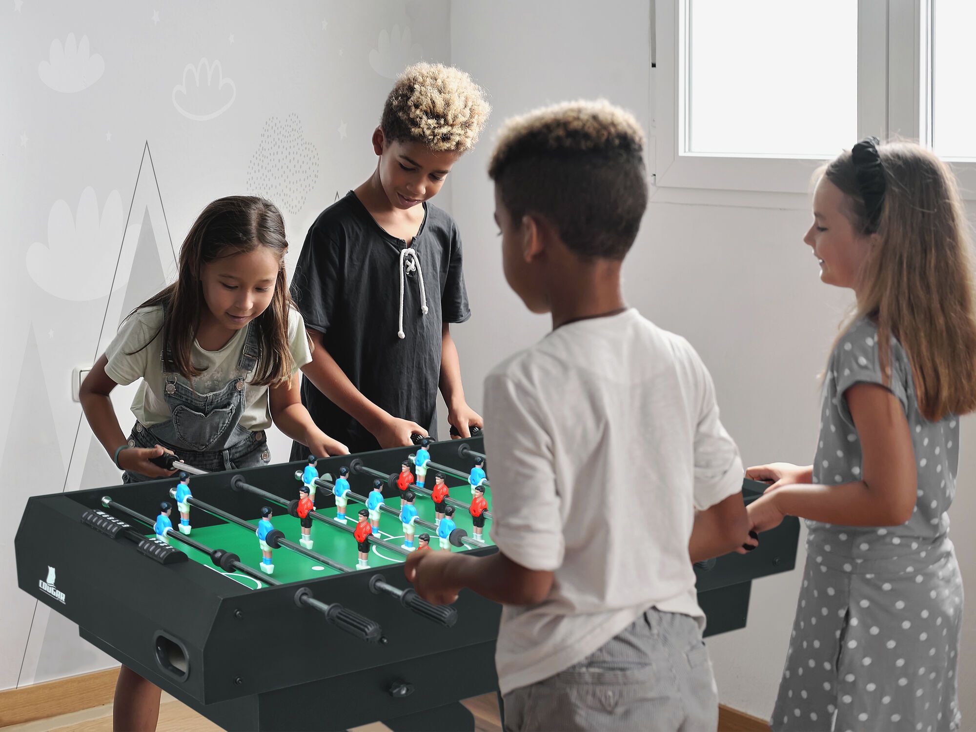 Cougar All-in-One 16-in-1 Multi Game Table - Black