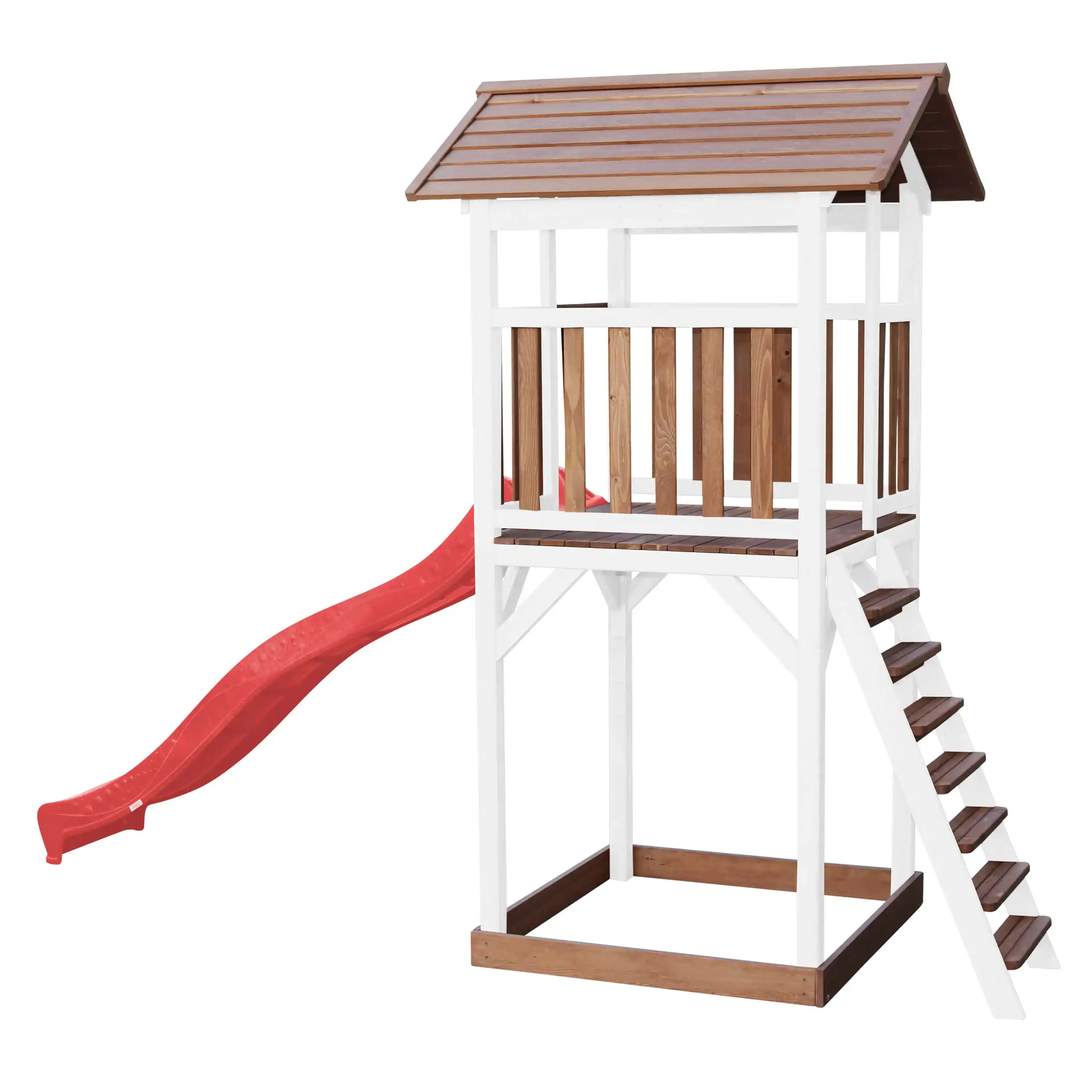 AXI Beach Tower Brown/White - Red Slide