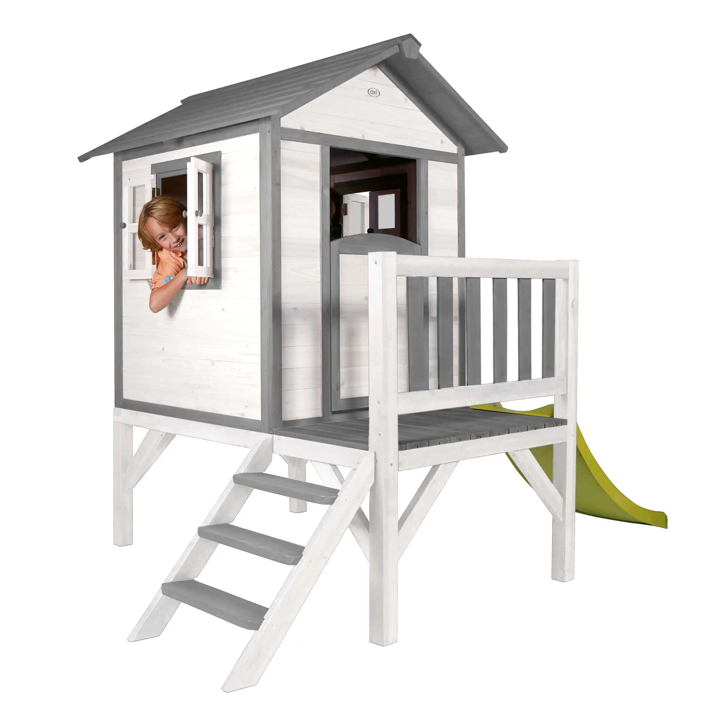 AXI Lodge XL Playhouse Classic - Lime Green Slide