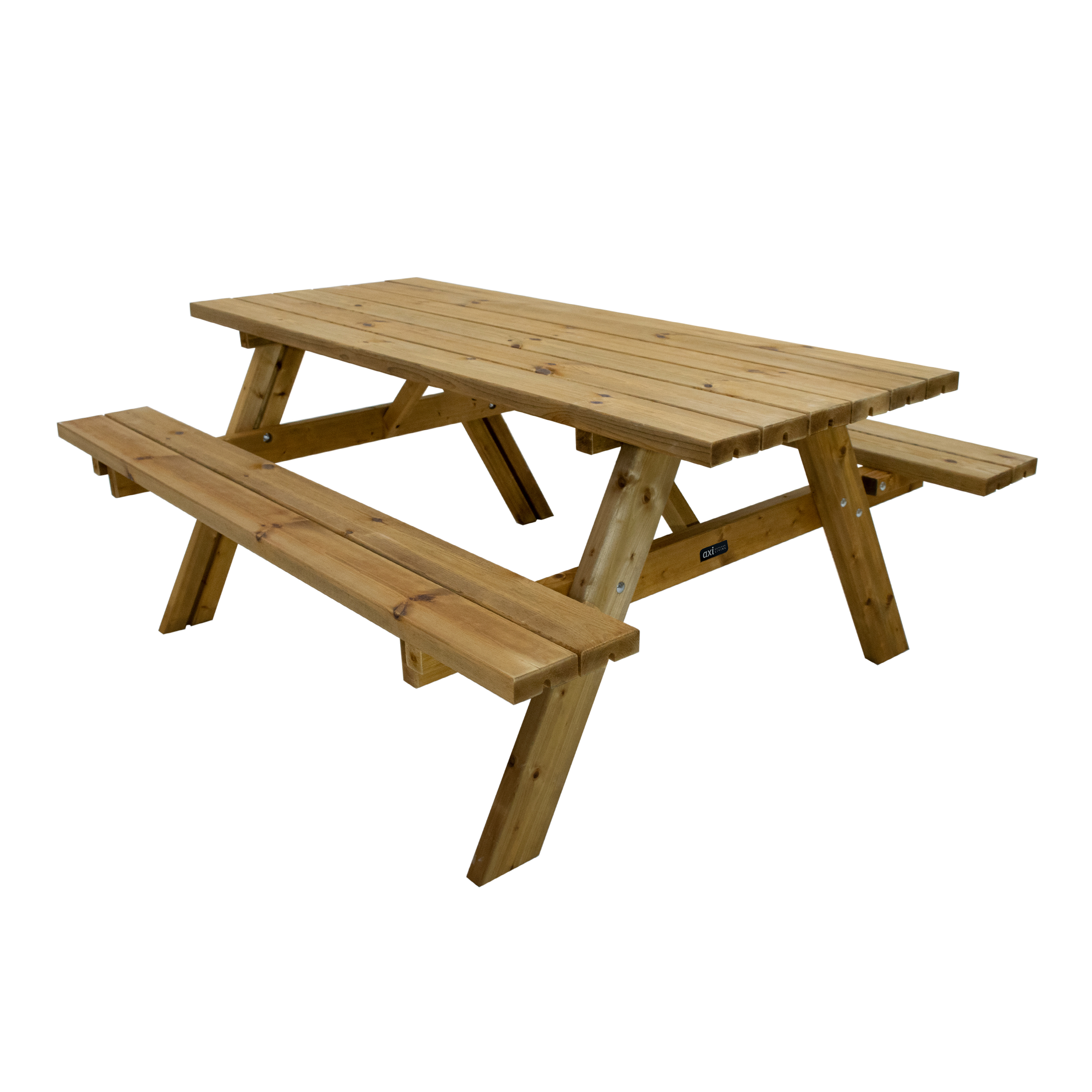 AXI Julie Wooden Picnic Table Classic 177 x 154 cm - Brown