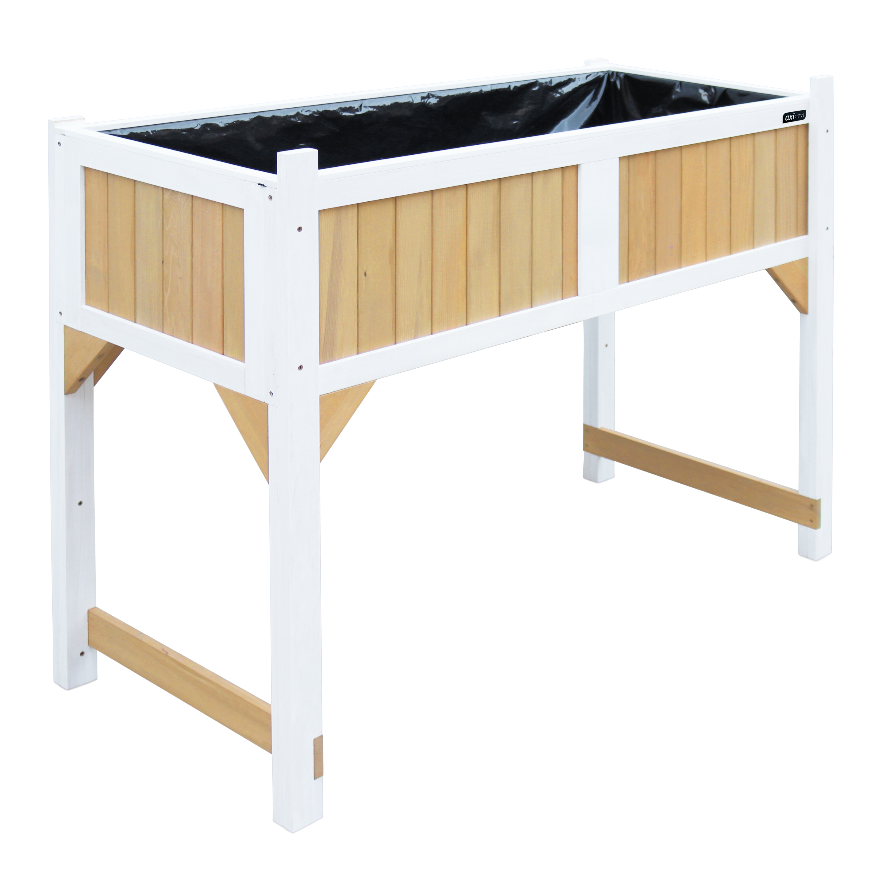 AXI Gardening Table with ground cloth - Brown/White