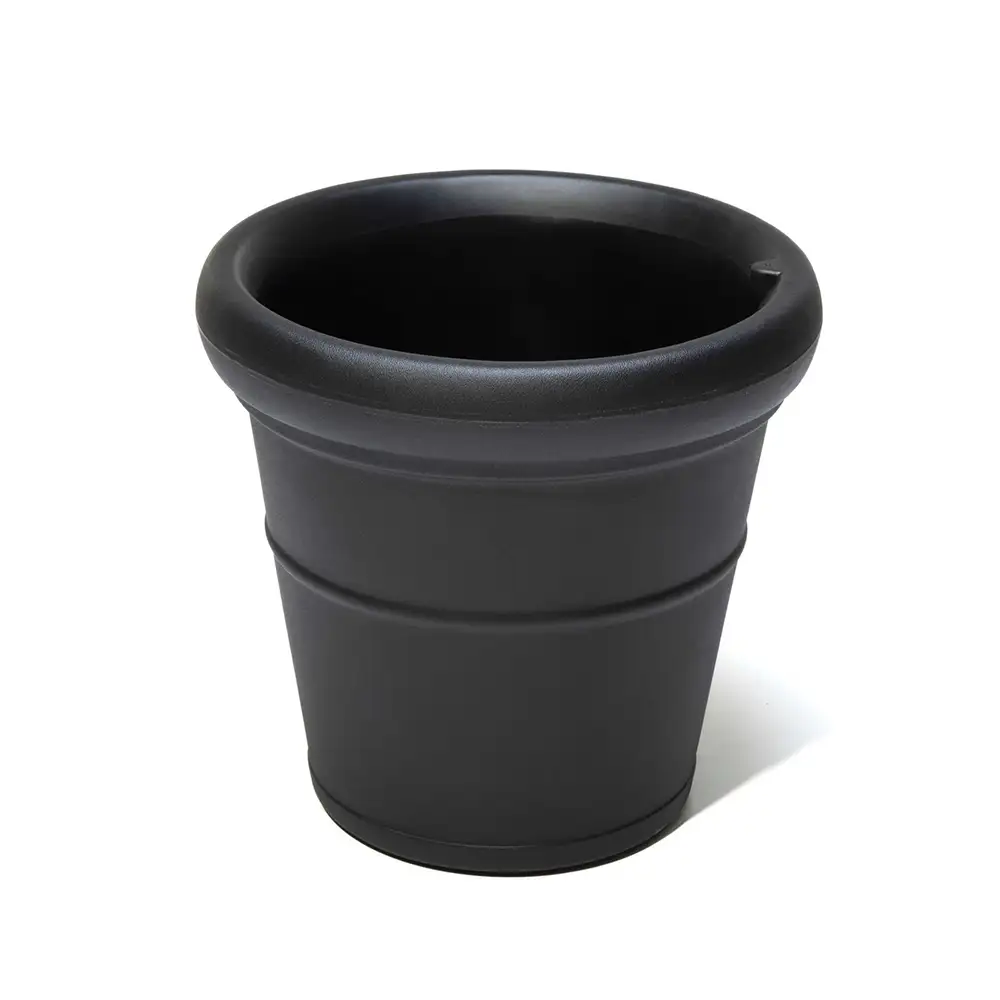 Step2 Claremont Flower Pot - Onyx Black