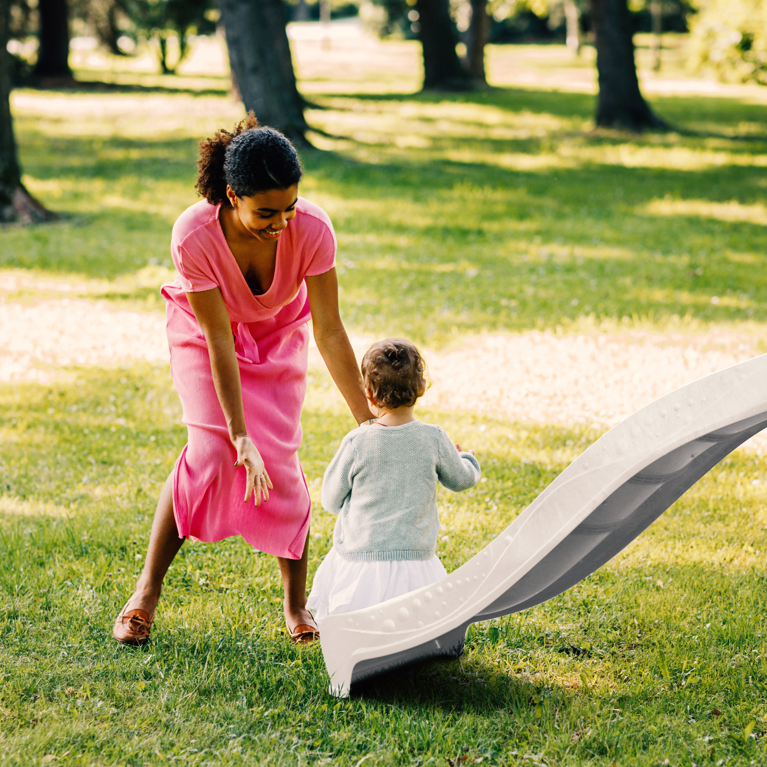 AXI Beach Tower Brown - White Slide