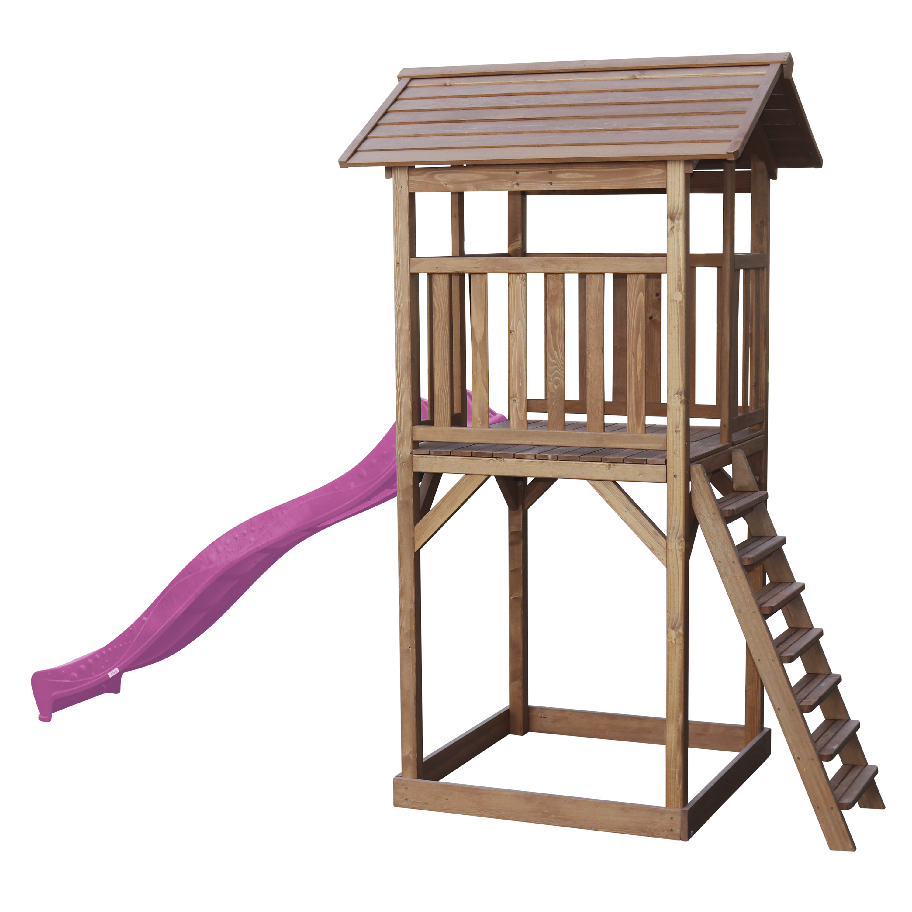 AXI Beach Tower Brown - Purple Slide