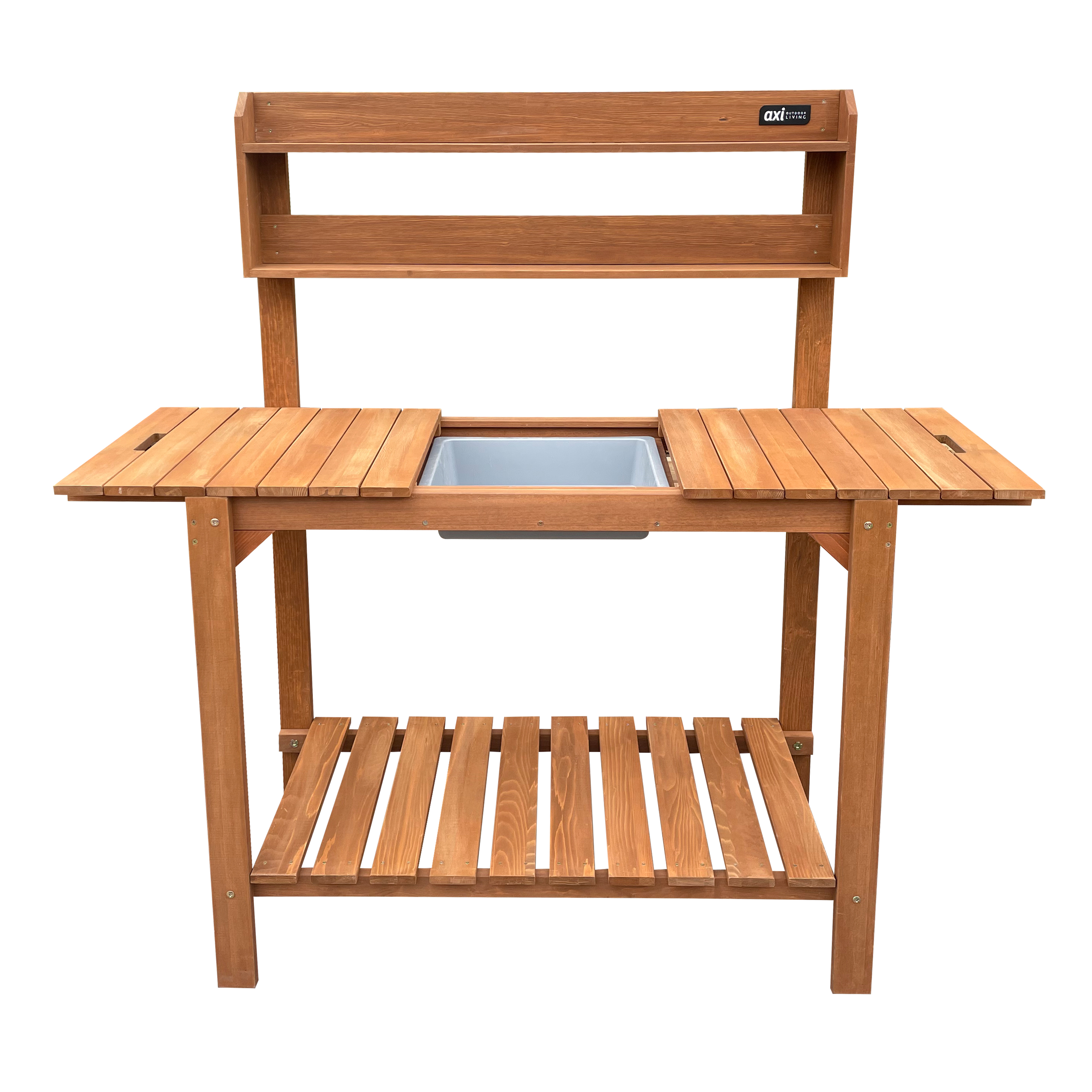 AXI Potting Table with Sliding Worktop Brown