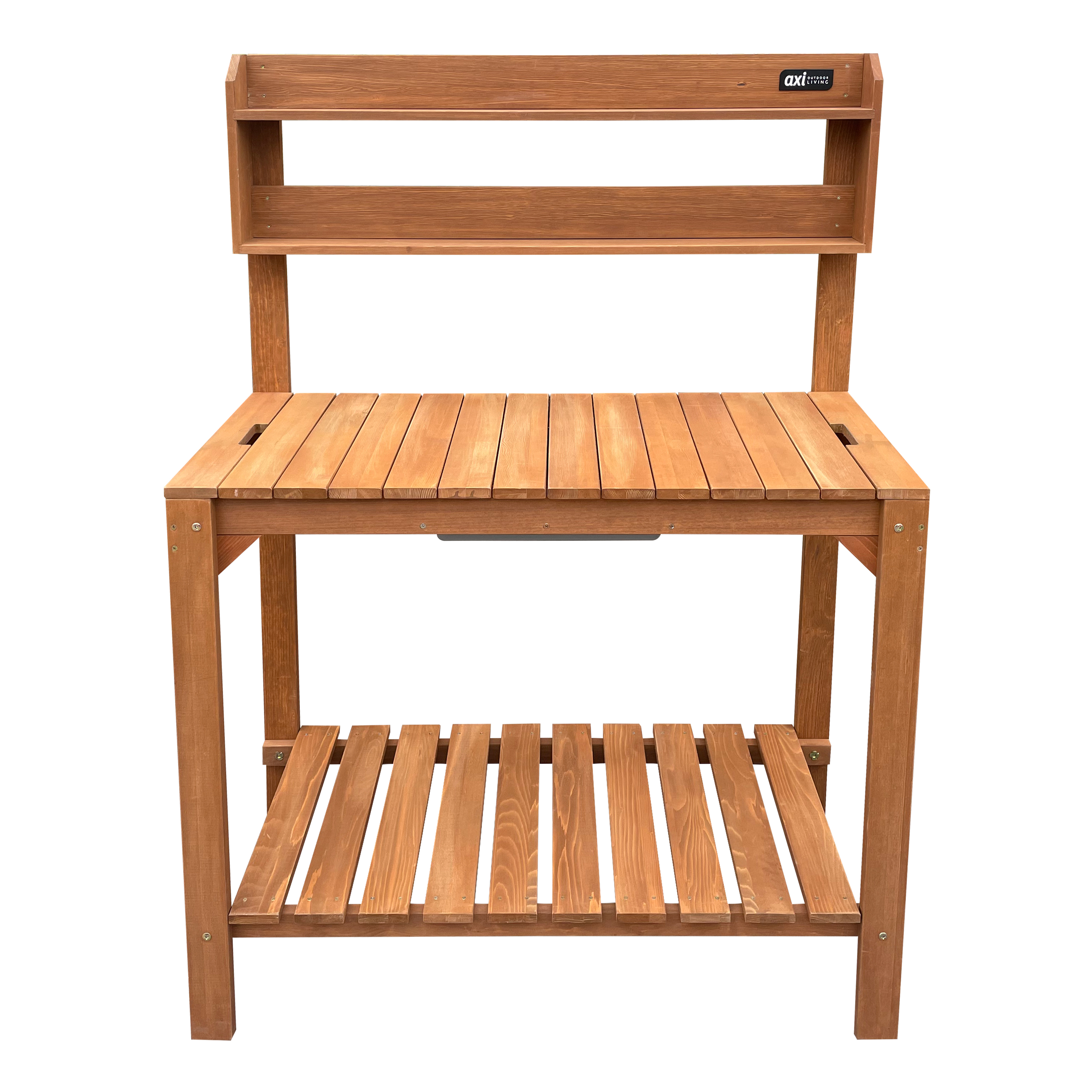 AXI Potting Table with Sliding Worktop Brown
