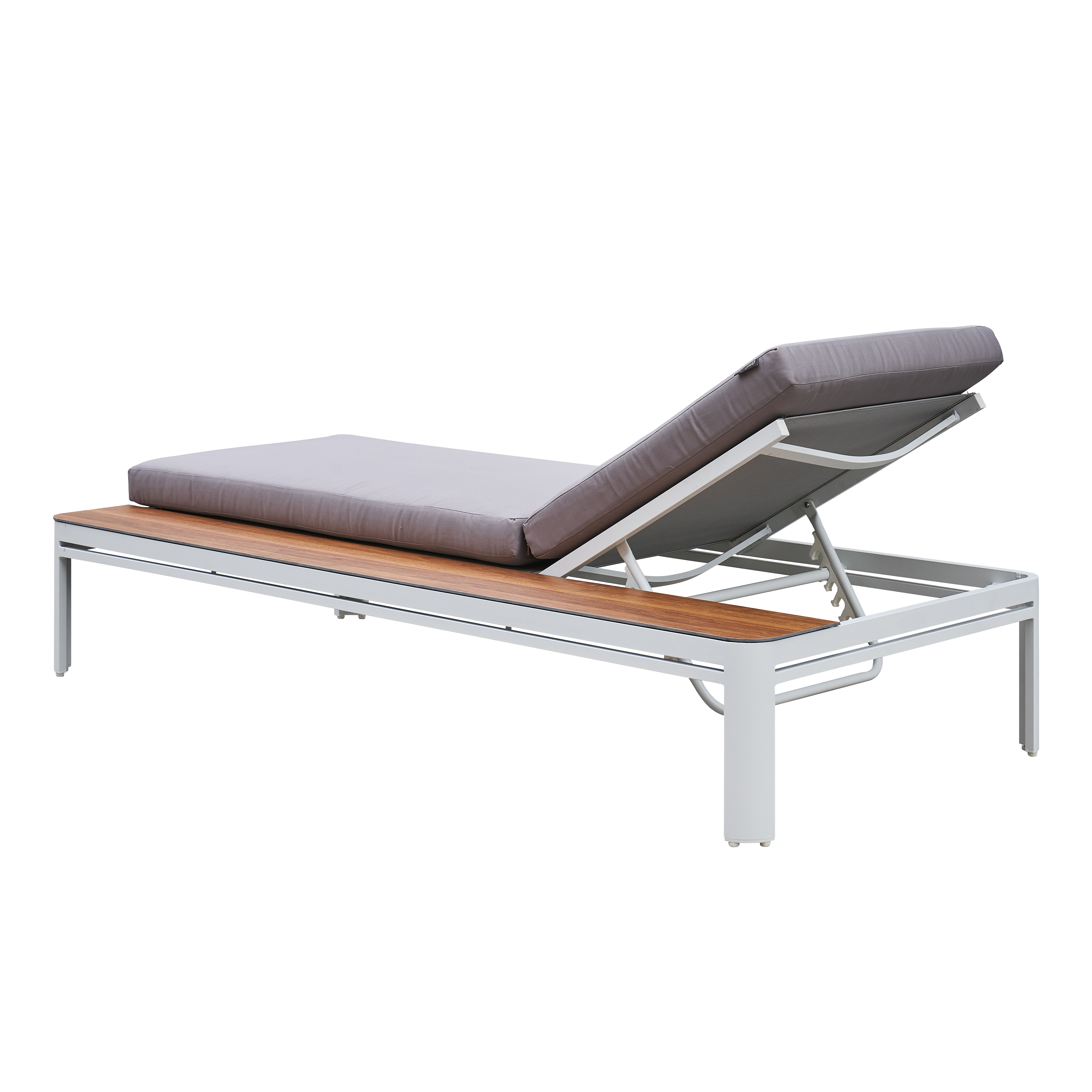 AXI Kira Sunbed with table - White/Grey