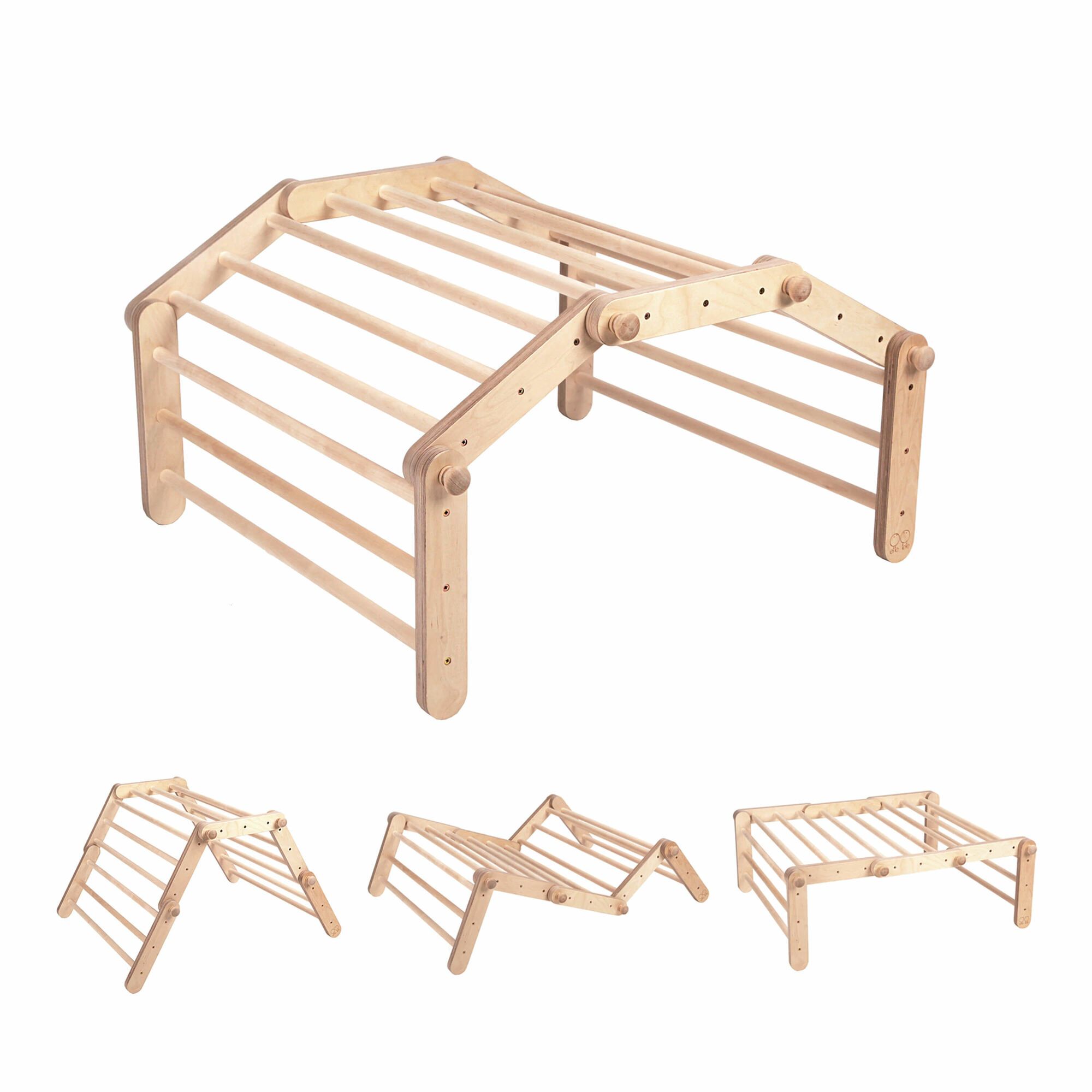 Ette Tete Fipitri modifiable Climbing Frame with ramp