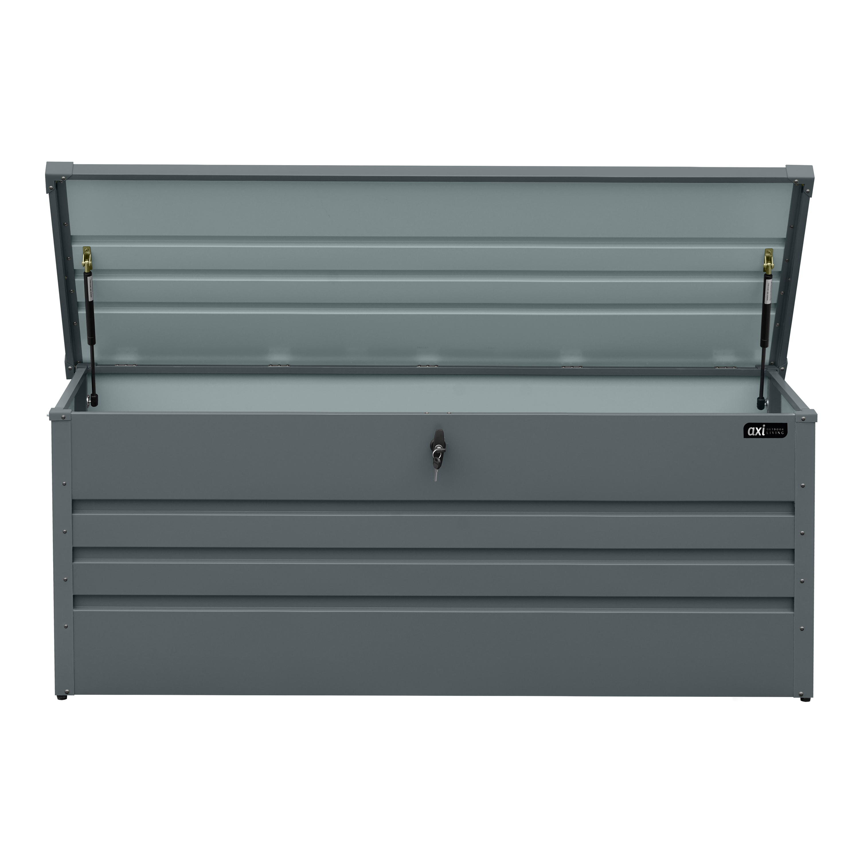 AXI Miles Metal Storage Box 600 Anthracite - 165x70x62cm