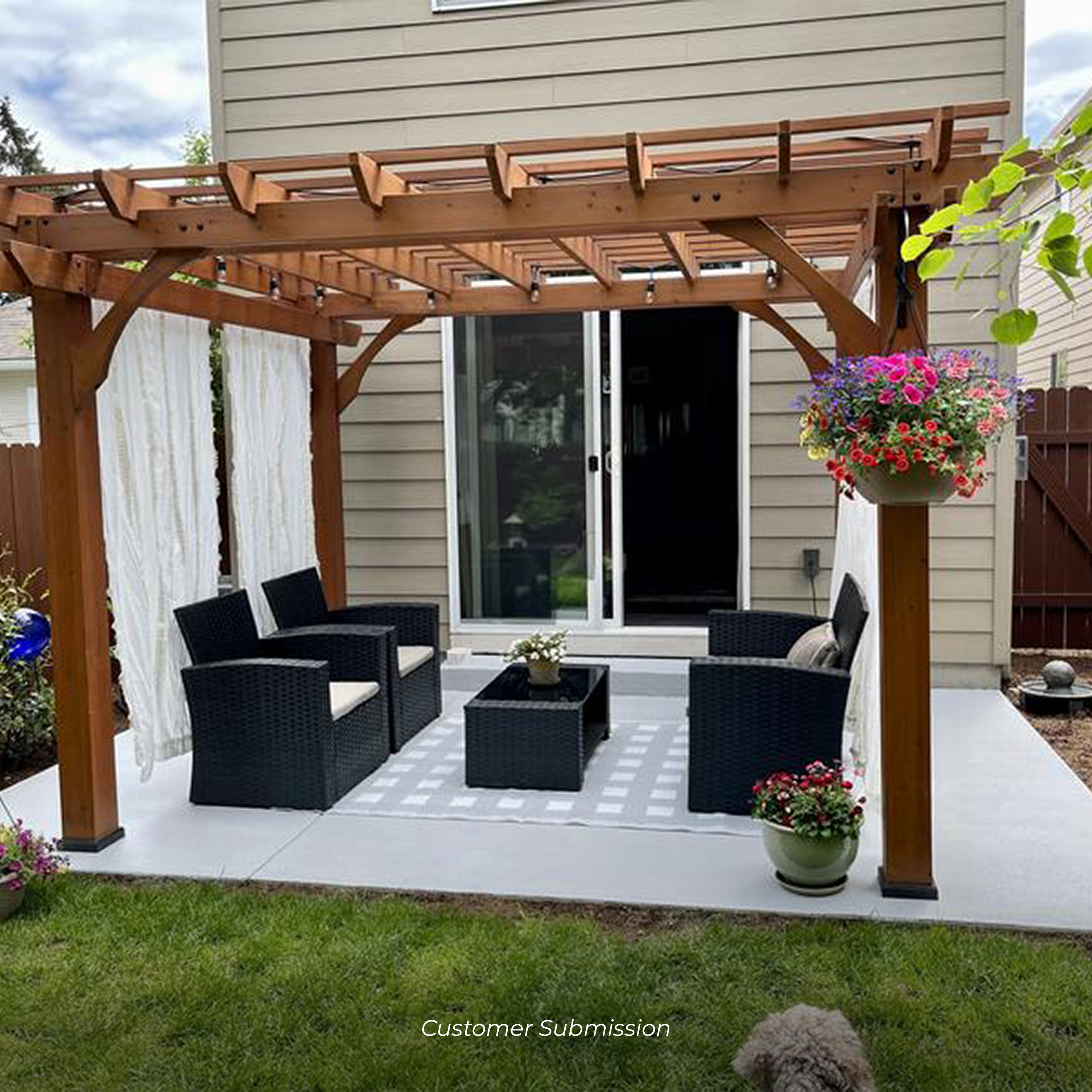 Backyard Discovery Wooden Pergola 305 x 366 cm