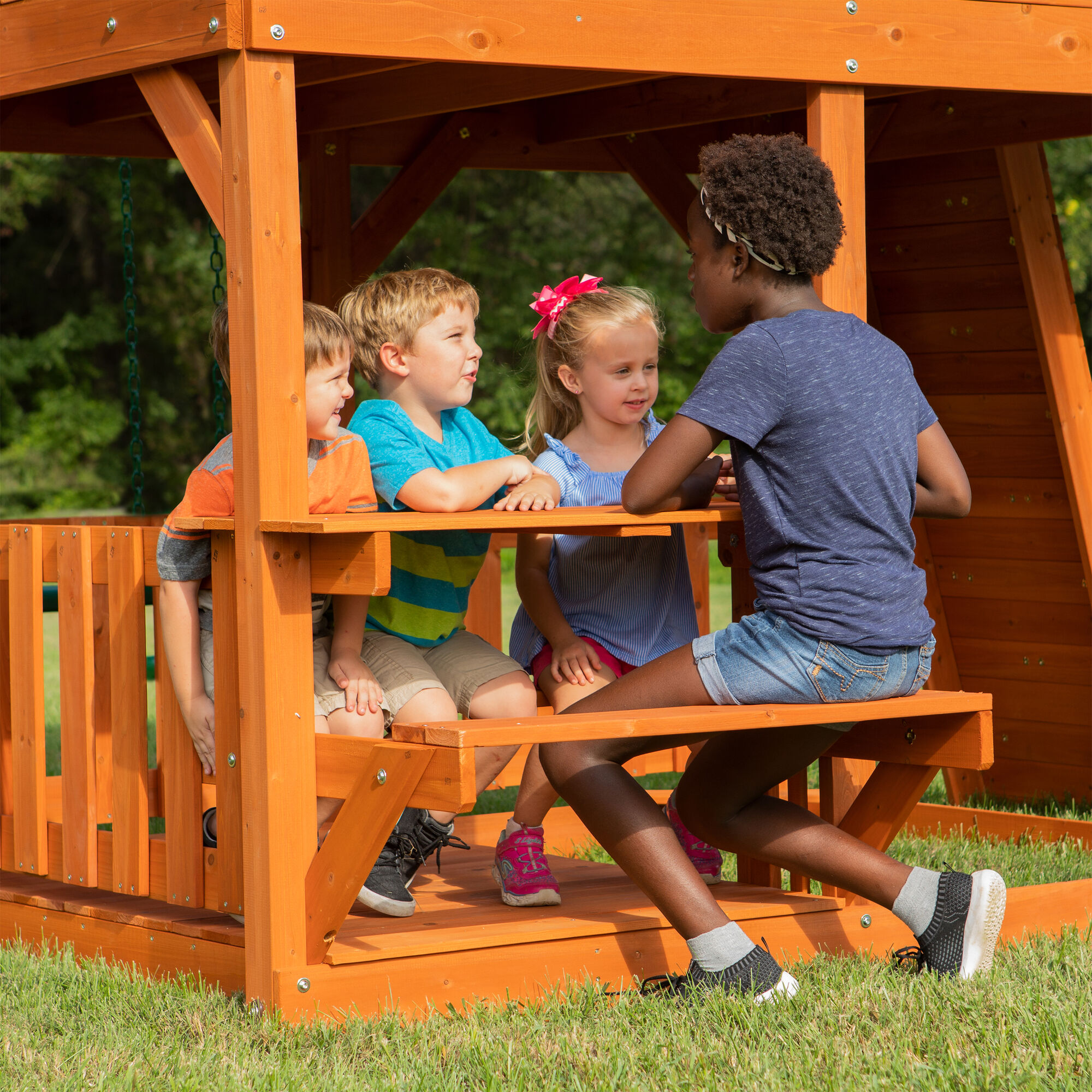 Backyard Discovery Skyfort II Climbing Frame