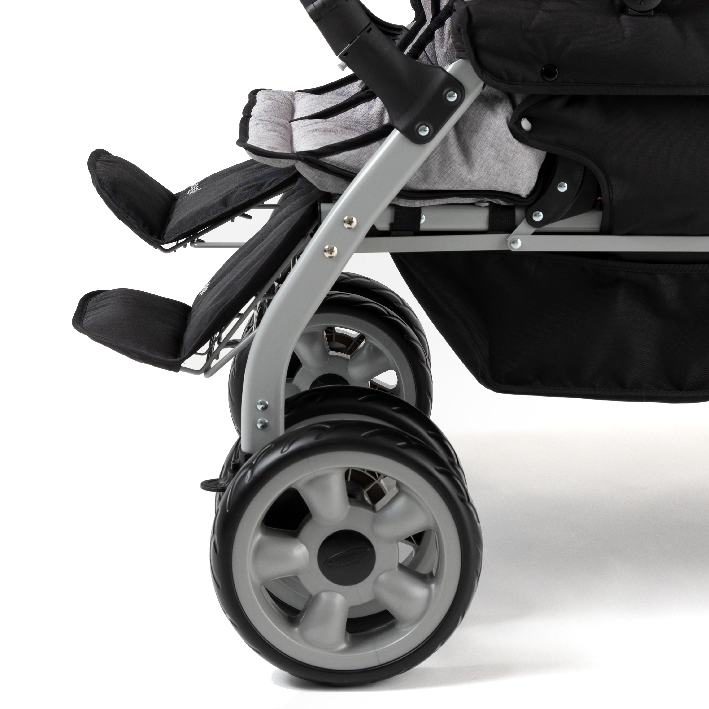 Gaggle Jamboree Folding Stroller for 6 children - Black