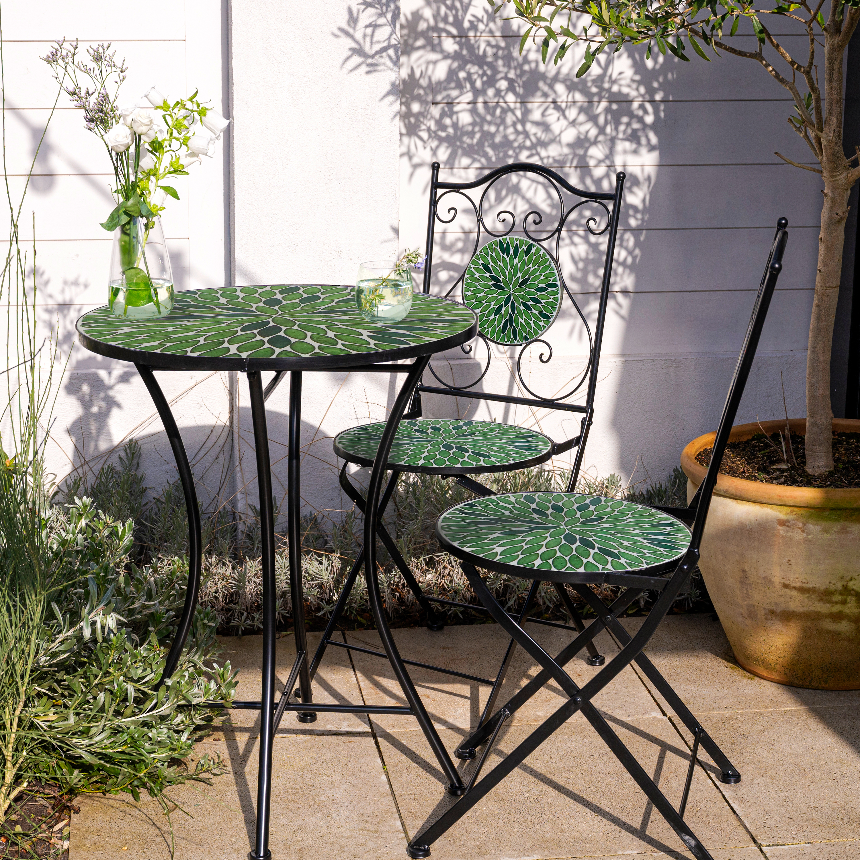 AXI Amélie Bistro Set Mosaic - Leaf Green