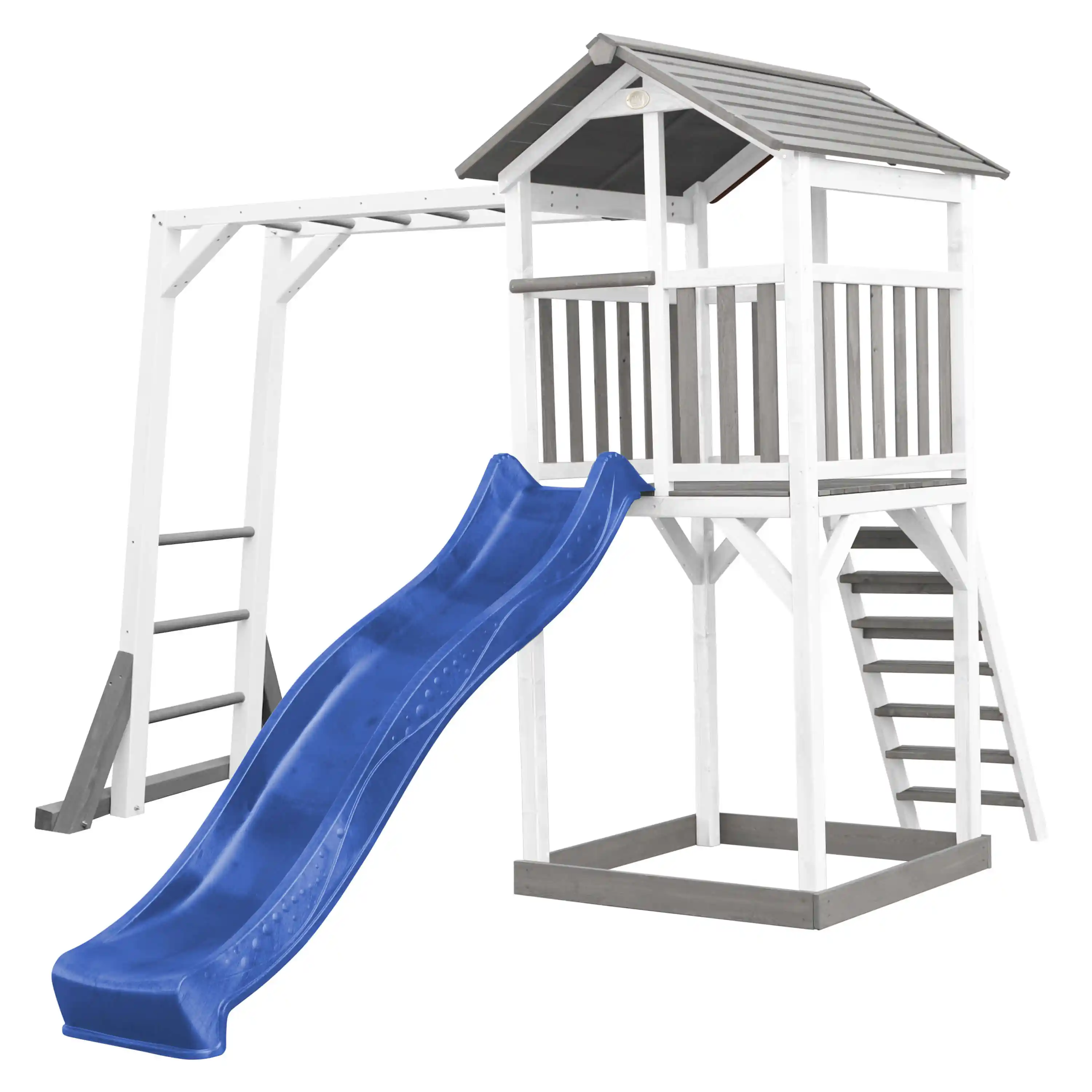 AXI Beach Tower Grey/White - Blue Slide