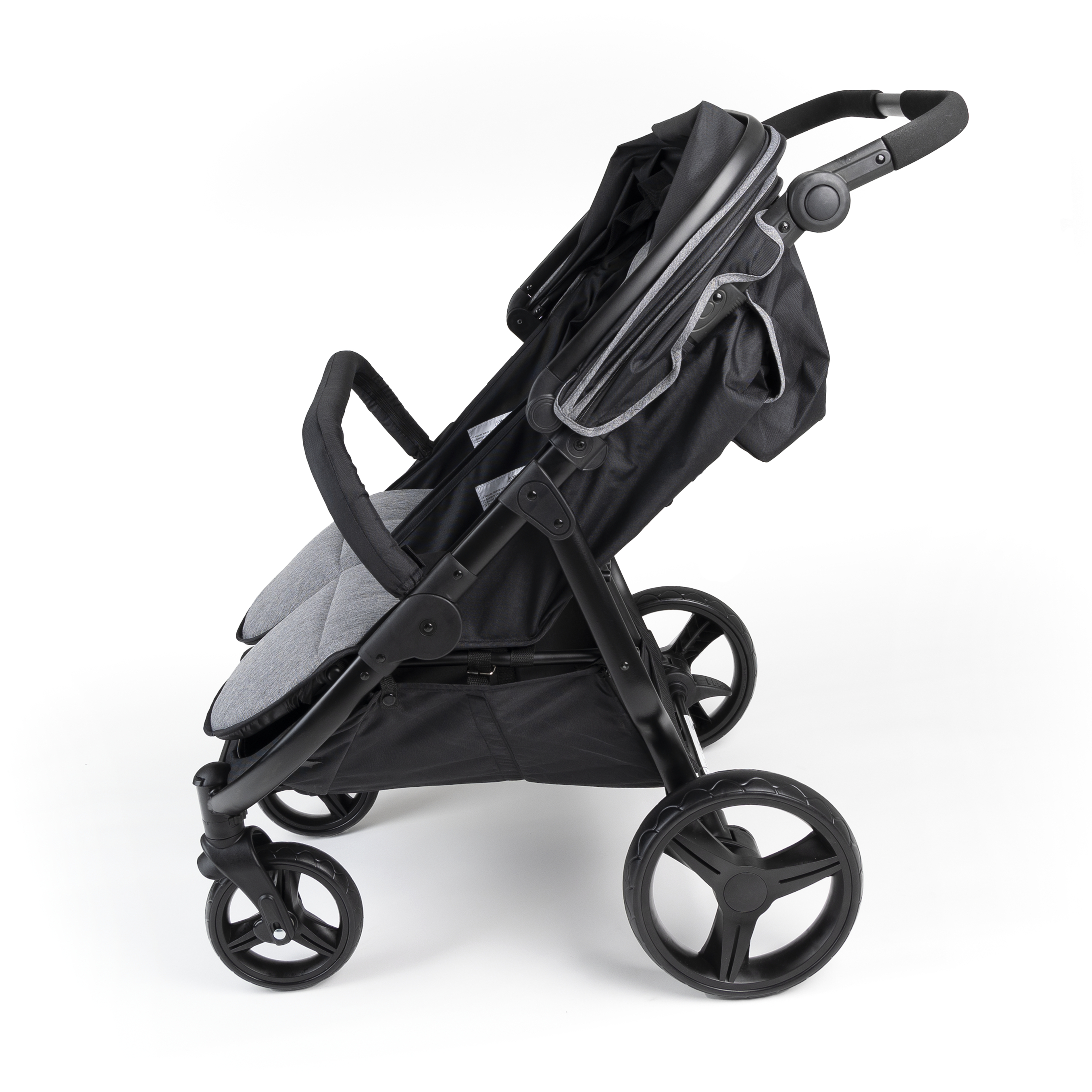 Gaggle Roadster stroller for 2 children in black - Duo stroller