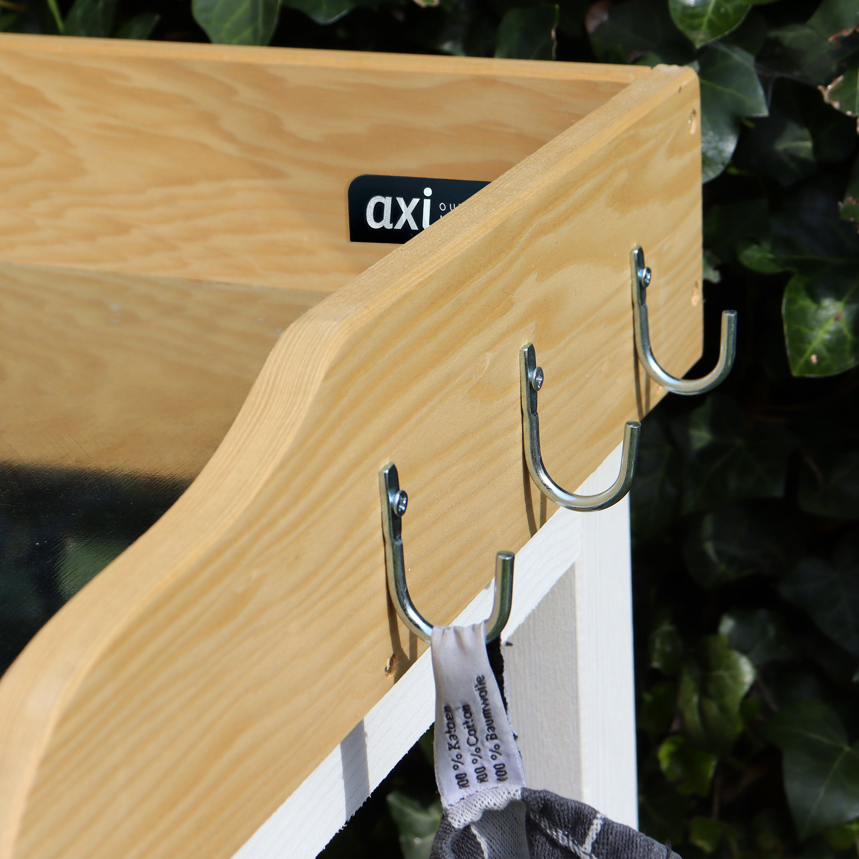 AXI Potting Table with storage shelves - Brown/White