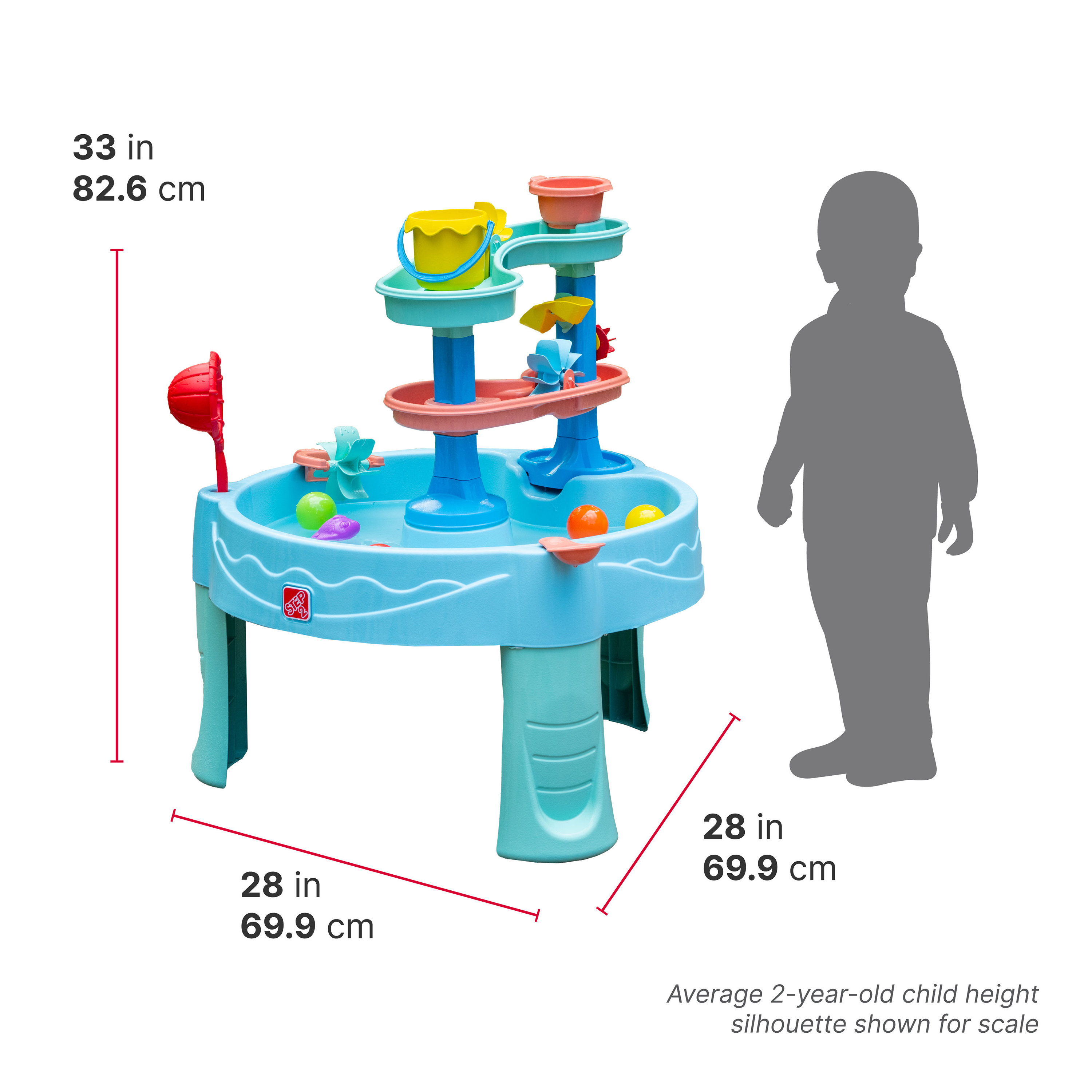 Step2 Double Spin & Showers Water Table