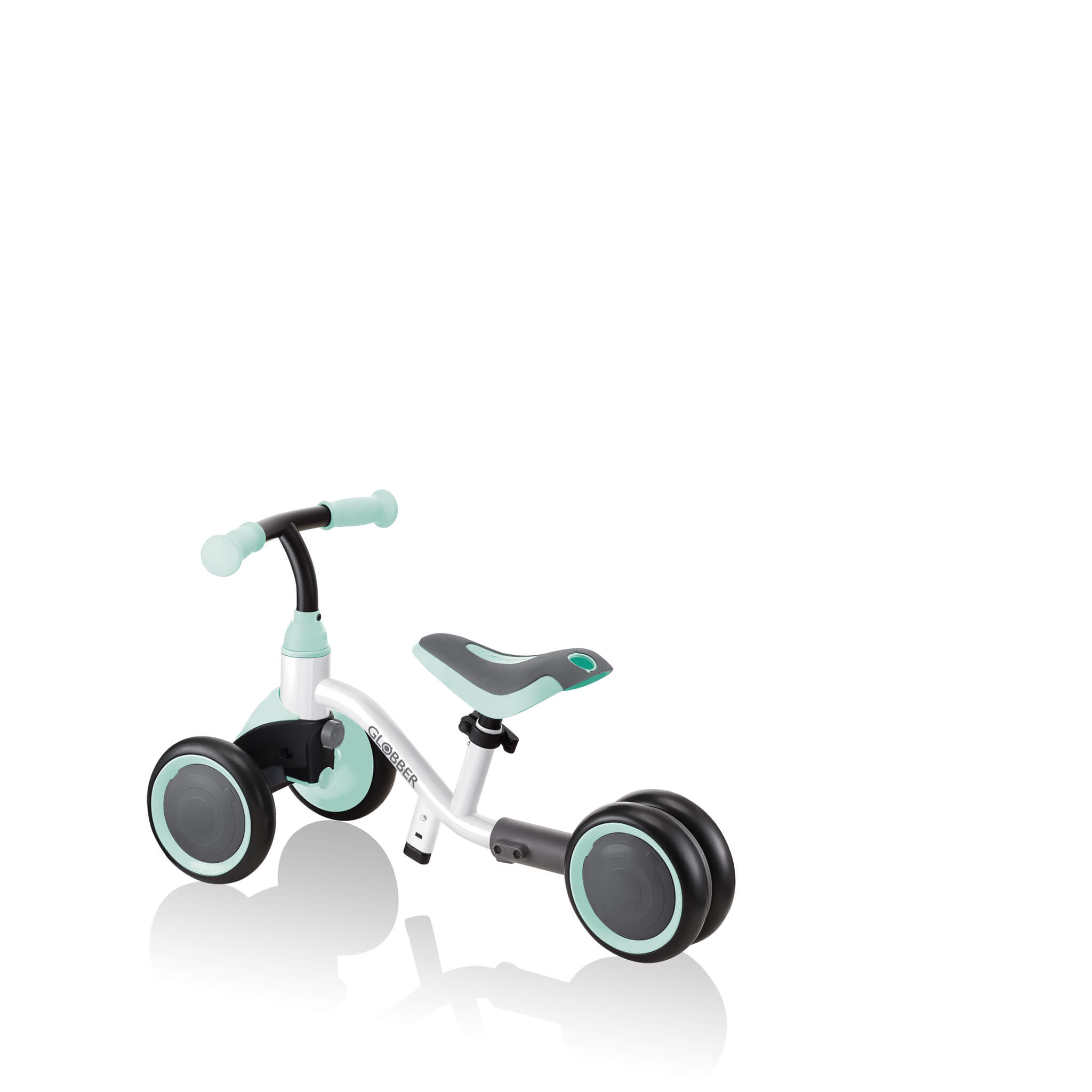 Globber Learning Bike 3-in-1 Leerfiets Wit Pastel Mint