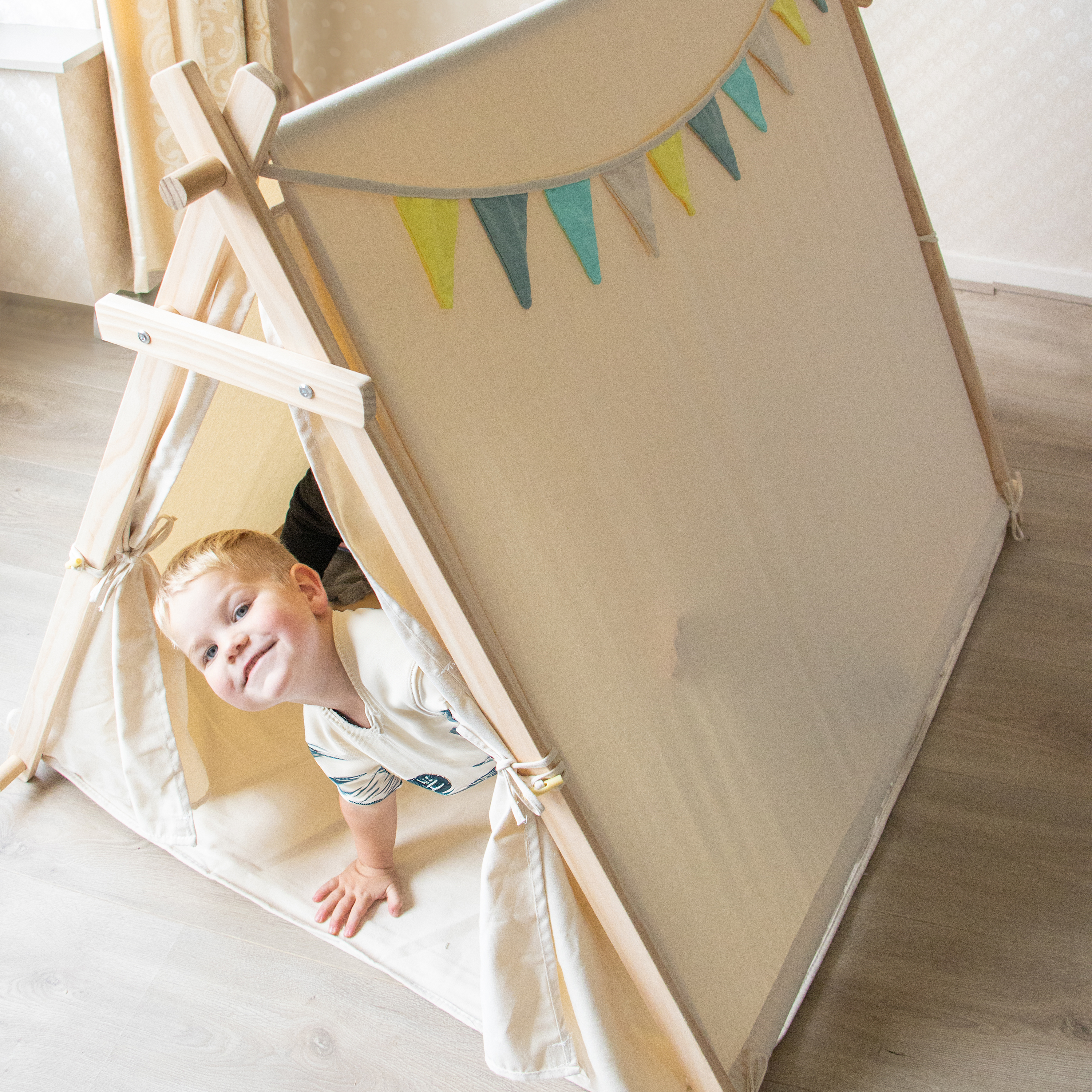 Sunny Sienna Play Tent - Cream