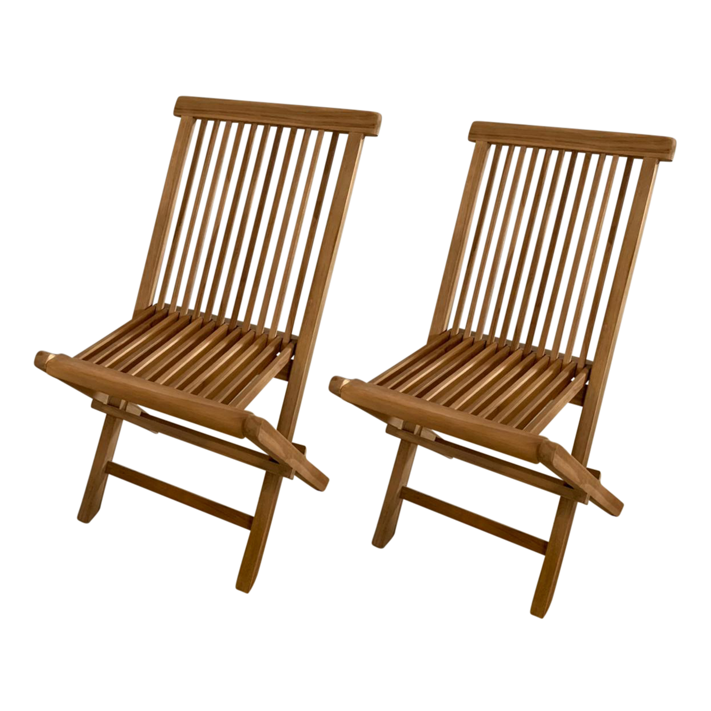 AXI Mina Teak Folding Chairs Set 2 pieces