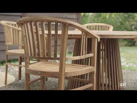 AXI Talia Sedie da giardino in teak – Set da 2 pezzi