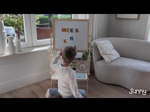 Sunny Nola Activity Easel - Natural Brown