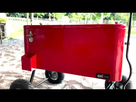 AXI Beach Wagon Cooler - Red