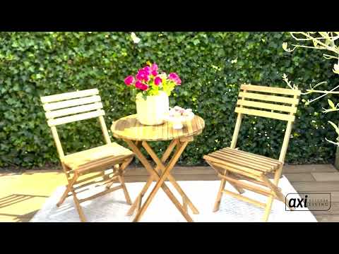 AXI Rae Bistro Set Brown Teak
