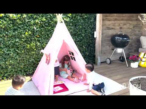 Sunny Alba Teepee Tent - Pastel Pink