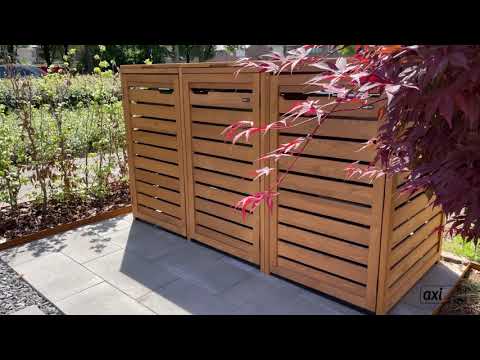 AXI Lex Wooden Bin Storage Brown – 1 bin